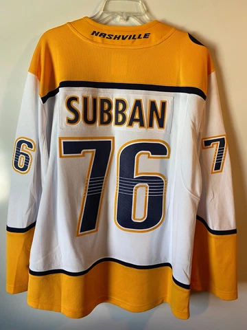 Nashville Predators Fanatics Breakaway Jersey #76 PK Subban Jersey L New No Tags Cover