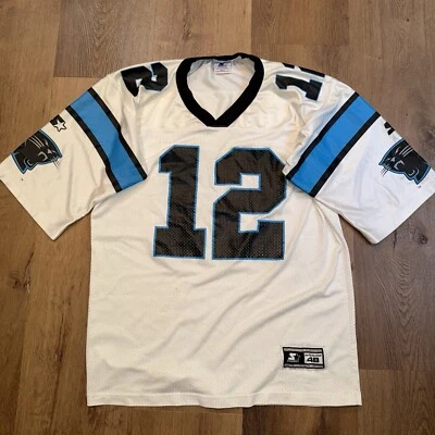 Camiseta Carolina Panthers Kerry Collins Starter NFL Años 90 De Colección Para Hombre Grande 48 Foto 1 de 4