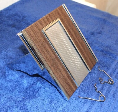 1964 1965 1966 Mustang GT Conv ORIG WOODGRAIN DELUXE PONY CONSOLE GLOVE BOX DOOR - Image 1 of 4