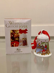 Hutschenreuther Weihnachtsglocke Porzellan 1998 mit OVP - Bild 1 von 2