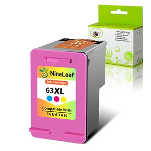 1PK Tri-colour Ink 63 XL For HP Deskjet 1110 2130 2131 3630 3632 Officejet 3830 - Zdjęcie 1 z 12