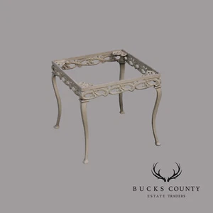 Brown Jordan Cast Aluminum 'Day Lily' Outdoor Patio Side Table - Picture 1 of 23