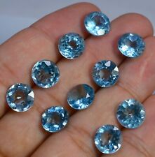 60 CT Wonderful Faceted Transparent Blue TOPAZ Cut Gemstones Lot  From Brazil