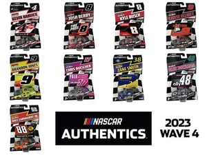Nascar Authentics Wave 4 2023 Set of all 9 1/64 Diecast New still in Orginal Box - Picture 1 of 10