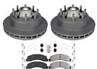 Front Rotors Front Pads for Ford F250 99-04 Rear Wheel ABS Rear Wheel Drive