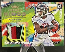 2021 Panini Donruss - Jersey Kings Studio Series #JK14 Calvin Ridley /100 (MEM)