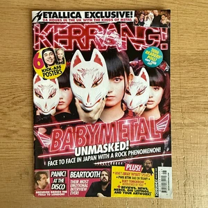 Kerrang Magazine issue 1648 Babymetal Panic at the Disco Metallica Beartooth - Imagen 1 de 2