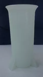 Vtg Art Deco Glass REX Devotional Sanctuary 10" Lamp Vase Syracuse NY Opaque - Picture 1 of 5