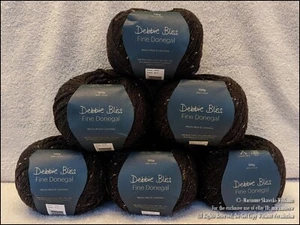 NEW 6 SKEINS DEBBIE BLISS FINE DONEGAL MERINO WOOL & CASHMERE YARN COLOR 54022 - Picture 1 of 2