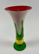 Midcentury Modern Murano Pedestal Vase
