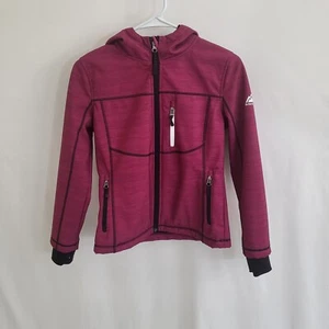 SNOZU Girls Medium 10-12 Pink Winter Fleece Lined Jacket - Picture 1 of 10