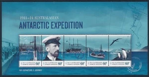 2011 AAT EXPEDITION CENTENARY: DEPARTURE & JOURNEY MINI SHEET FINE MINT MNH - Bild 1 von 1