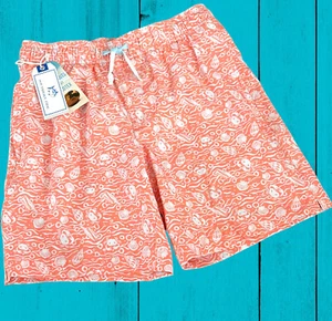 NEW Southern Tide Boys' XL(16) Shell of a Good Time Swim Trunks Shorts-$59.50 - Picture 1 of 15