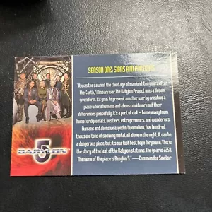 Jb6a Babylon 5 The Complete 2002 Rittenhouse #3 three Premier Dates List - Picture 1 of 2