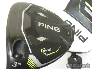 PING G430 MAX Fairway 15° 3 Wood TOUR 2.0 Chrome 75 Regular +Cover .. LEFT LH - Picture 1 of 6