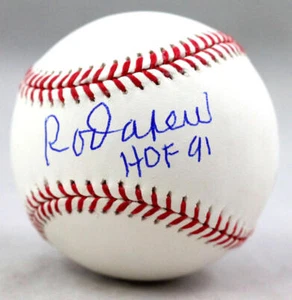 Rod Carew Autographed Rawlings OML Baseball w/HOF - Beckett Auth - Picture 1 of 2