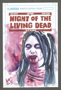 Night of the Living Dead: Day of the Undead Sketch Cover by Ken Meyer 2012 NM - Picture 1 of 1