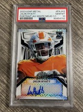 2023 Leaf Metal, Jalin Hyatt, /1, White Mojo, Portrait XRC, RC, Auto, #PAJH2