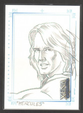 XENA ART & IMAGES SKETCHAFEX SKETCH CARD BY SCOTT ROSEMA RITTENHOUSE 2004
