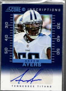 A6810- 2013 Score Inscriptions #5 Akeem Ayers Auto - NM-MT - Picture 1 of 2