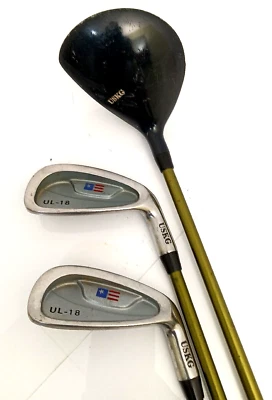 USKG UL-18 Golf Set 6,9 Iron, Driver / Kid Power 57-39 Graphite Shaft - Image 1 of 4