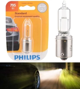 Philips 795 BA15S 50W One Bulb Light Replacement Lamp Stock Halogen Plug Play - Picture 1 of 12