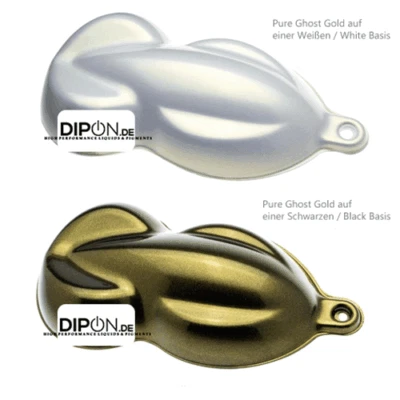 Effektpigment PURE GHOST GOLD PEARL Perlmutt Epoxidharz Lack Dip Nail Sprühfolie - Bild 1 von 4