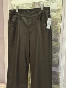 Kut From The Cloth, Waxed Denim Meg Wide Leg Jeans, 2, Neu mit Etikett - Bild 1 von 11