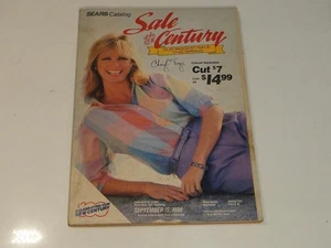 Vintage 1986 Spring Sale of the New Century SEARS Catalog Cheryl Tiegs Cover - Foto 1 di 7