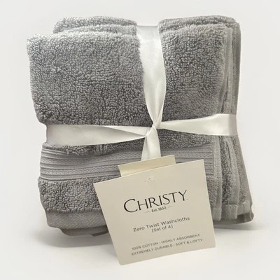 Ropa Christy Gray Zero Twist Wash - Juego de 4 Foto 1 de 4