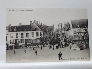 Vintage Postcard, Bailleul. College Street (10W) - Picture 1 of 2