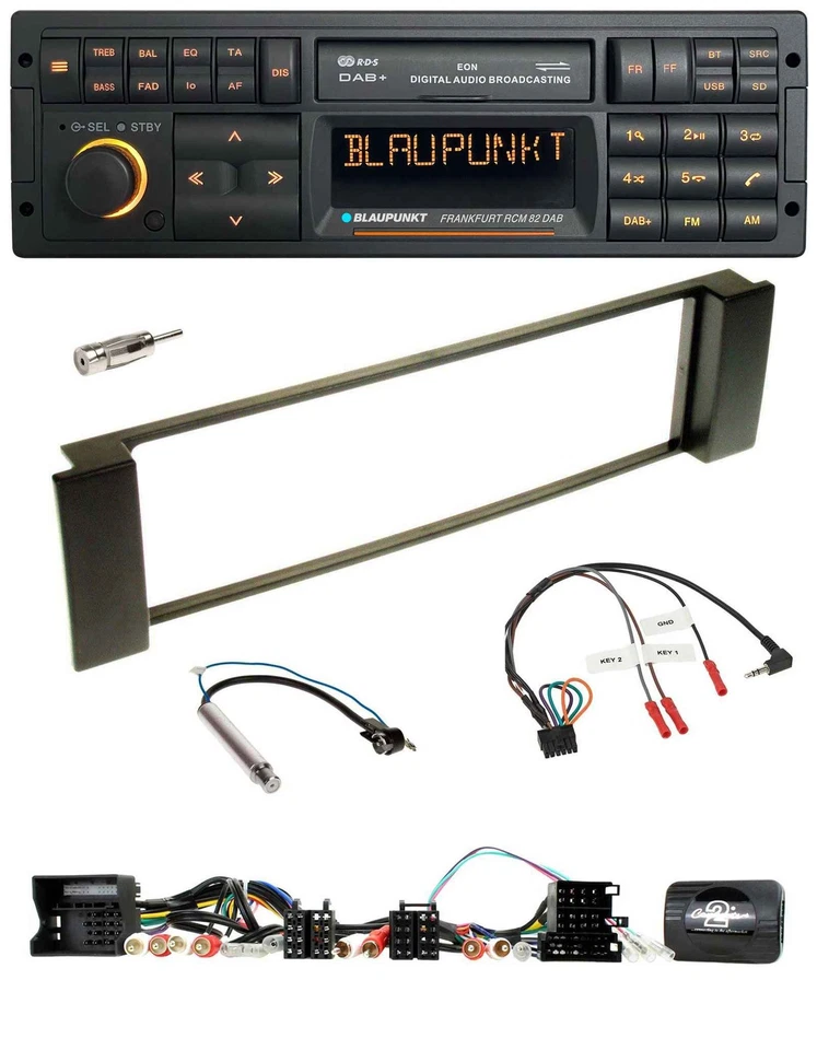 Blaupunkt USB DAB SD Lenkrad Bluetooth Autoradio für Audi A3 A6 Can-Bus 00-04 - Bild 1 von 4