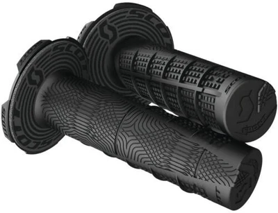 Empuñaduras Scott USA Deuce MX - negras para motocicleta ATV/UTV bicicleta de calle moto de cross 557608 Foto 1 de 3