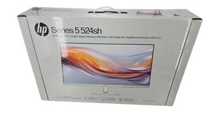 HP - 23.8" IPS LED FHD 100Hz w/ Adjustable Height & Tiltable Monitor - 524SH - Picture 1 of 6