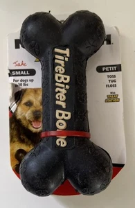 Mammoth Tire Biter Bone Small Petit With Treat Station Black New - Picture 1 of 7