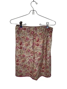 Banana Republic Floral Pencil Skirt, Linen/Cotton Blend Size 2 - Picture 1 of 6