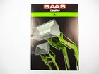 Prospekt Baas Lader Gr 3S VG 90 131.1 133 Frontlader für MB trac 700 bis 1500