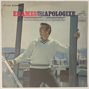 SEALED- ED AMES Sings Apologize Vinyl Record 1968 RCA Records LSP-4028 Jazz Pop - Picture 1 of 2