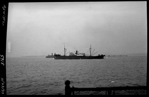 1933 Agwistar Dampfschiff fr Fährboot Manhattan NYC altes Sperr Foto Negativ D6 - Bild 1 von 1