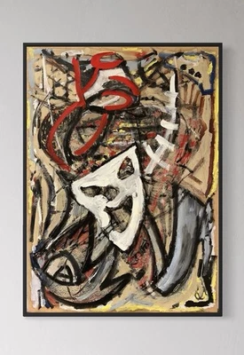 Daniel Pultorak Kunst Öl Gerahmt Unikat Original Malerei Abstrakt Signiert Art - Bild 1 von 4