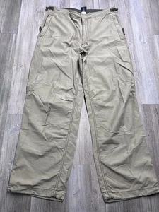 Vintage GAP Hose Herren Größe M Khaki Fallschirm Fallschirmjäger Baggy Rave Utility Y2K - Bild 1 von 15
