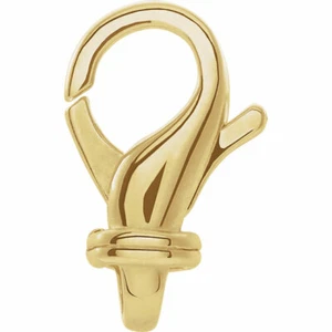 17mm PESADO GRANDE ORO 14k Amarillo Elegante Collar Langosta Cadena Cierre Gatillo EE. UU. - Imagen 1 de 3