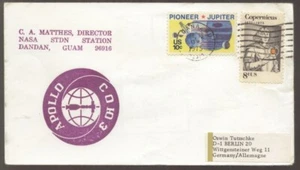 1975 US APOLLO NASA Stdn Station Dandan GUAM Space Flight Cover - Back Postmark - Bild 1 von 2