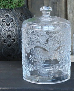 B-Ware % Aufbewahrungsglas Glasdose groß Landhaus Vintage Shabby Chic Antique - Bild 1 von 2