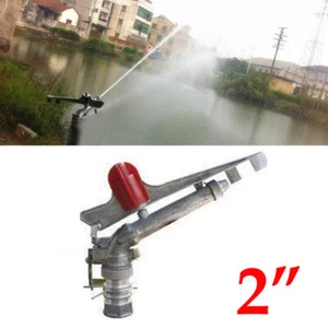 Practical 2" 360° Adjustable Impact Sprinkler Large Area Water Irrigation Spray - Picture 1 of 13
