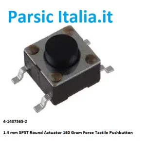 4-1437565-2 Touch Switch SPSD, SMD 4P. Möwenflügel, Rundantrieb (=50 Stück) - Bild 1 von 4