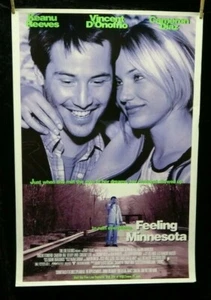 Feeling Minnesota š¬ Original One-sheet Movie PosterĀ Keanu ReevesĀ Cameron Diaz - Picture 1 of 3