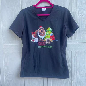 Prenda para el torso Secret Life of Pets para mujer negra con cuello en V talla S - Imagen 1 de 6