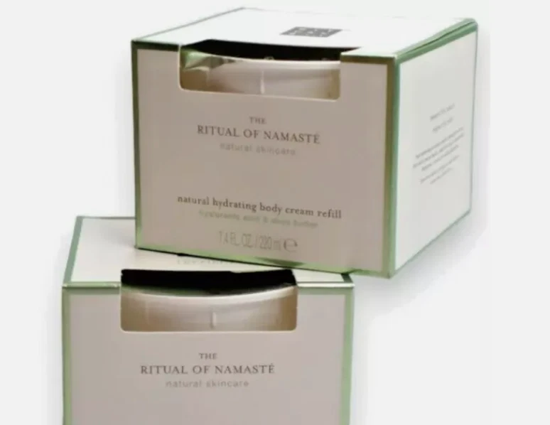 2 x Recarga de crema corporal hidratante natural para el cuidado de la piel The Ritual of Namaste 7,4 fl oz Foto 1 de 1