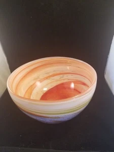Hand Blown French glass Bowl - Picture 1 of 7